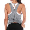 thumbnail image 4 of FUTATA Women Yoga Shirts Workout Tops Activewear Gym Clothes Athletic Casual Open Back Running Sports Tank Tops, 4 of 5