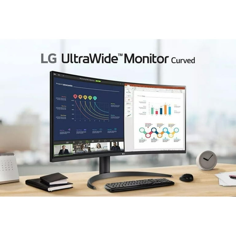 LG ウルトラワイドモニター 34WR55QC-B 34インチ Amazon.com: LG 34WR55QC-B 34