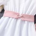 thumbnail image 4 of UngA Girls Short Sleeve Dress Shirt Causal Collar Tunic Blouse and Wide-Legged Pants 11-12 Years,Pink, 4 of 7