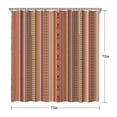thumbnail image 5 of Waterproof Bohemian Shower Curtain 72x72 Inch Boho Style Polyester Unique Shower Curtain for Bathroom Hotel Home Decor with 12 Plastic Hooks, 5 of 5