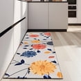 thumbnail image 4 of Pioneer Flower Floral Print Pattern Kitchen Rug Mat,Kitchen Runner Rugs Non Skid Washable,Decorative Kitchen Floor Mats for Kitchen,Sink,Laundry,17"X47", 4 of 5