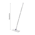thumbnail image 2 of Hands-Free Mop with Snap-On Cloths - Easy Change Microfiber Mop for Wet and Dry Cleaning, Lightweight, Maneuverable for Floors and Corners, 2 of 2