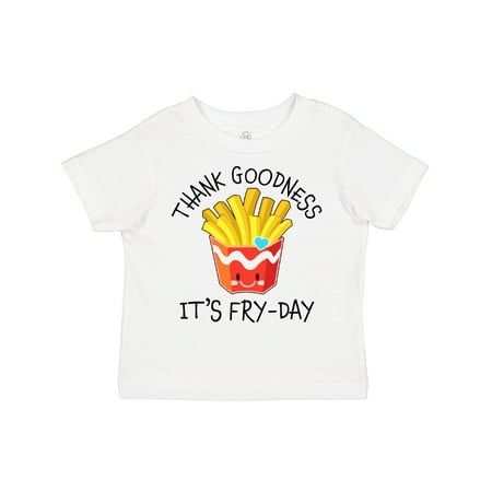 

Inktastic Thank Goodness Its Fry-day- French Fries Gift Toddler Boy or Toddler Girl T-Shirt