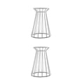 thumbnail image 2 of Soporte de estante para plantas de aire Advancent 2Conjunto Blanco, 2 of 6