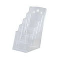 thumbnail image 2 of SunniMix Acrylic Brochure Holder Clear Countertop Organizer Pamphlet Holder Display Stand A6 4 Tier, 2 of 8