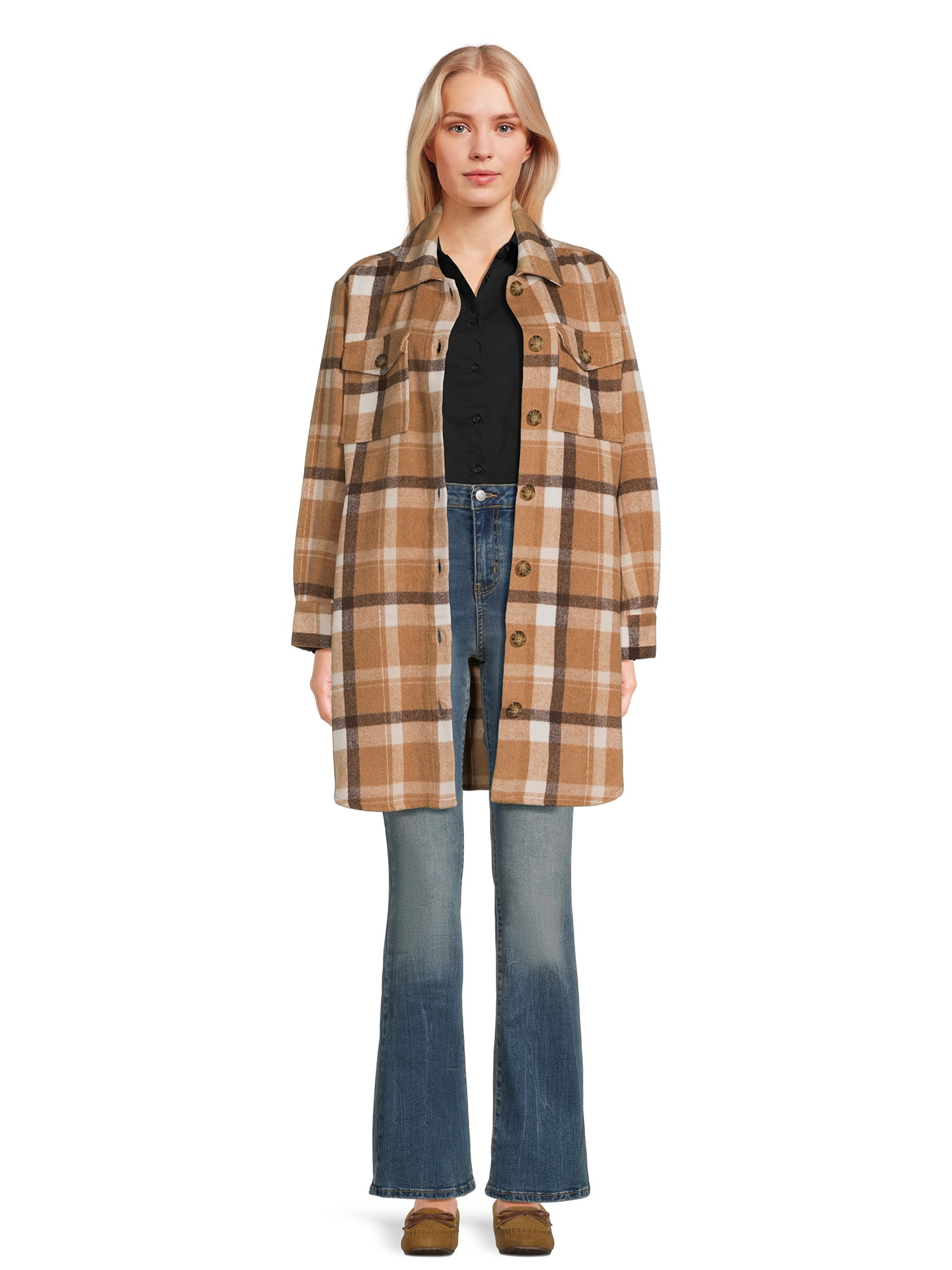 Time and Tru Women's Brushed Plaid … curated on LTK
