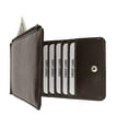 thumbnail image 2 of RFID Blocking Women's Genuine Leather Zipper Wallet Card Case Purse RFID P 1829 (C), 2 of 10