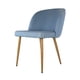 thumbnail image 2 of Set de 2 Sillas de Comedor Tapizadas Mundo In Lucca Azul, 2 of 9