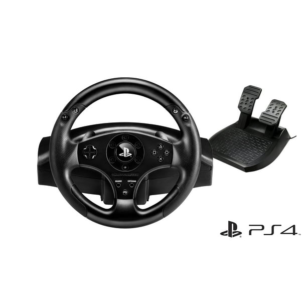 Racing Wheel with Pedals, PlayStation Black, 4169071 - Walmart.com