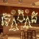 thumbnail image 5 of Luz LED de decoración navideña, muñeco de nieve, árbol de Navidad, campana, estrella de cinco puntas, ventana de la habitación de vacaciones, luz de estrella, plato de succión, 5 of 5