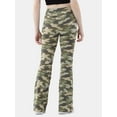 thumbnail image 2 of No Boundaries Flare Pants and 2-Pack, Women's and Women’s Plus, 2 of 5