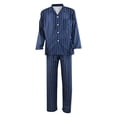 thumbnail image 6 of BLVB Mens Pajamas 2 Piece Outfits Casual Long Sleeve Button down Shirts and Pants Lounge Sets Sleepwear Pjs, 6 of 7