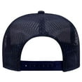 thumbnail image 3 of OTTO CAP 5 Panel High Crown Mesh Back Trucker Hat, Polyester Foam Front, Navy, 6PCS Set Pack, 3 of 7
