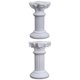 thumbnail image 1 of 2x Estatua de Pilar Romano en Miniatura, Soporte de Pedestal, Escultura, Decoración de Paisaje, 1 of 8