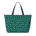 thumbnail image 2 of Fuzoiu Christmas Snowflakes Print Waterproof Beach Tote Bag for Women Girls with Zipper,Sandproof Pool Swim Bag,Large Capacity Beach Travel Bag for Pool Swim Travel Everyday, 2 of 7