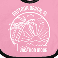 thumbnail image 4 of Inktastic Summer Vacation Mode Daytona Beach Florida Boys or Girls Baby Bib, 4 of 4