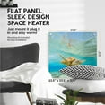 thumbnail image 2 of EconoHome Wall Mount Space Heater Panel - with Thermostat - 400 Watt Convection Heater - Ideal for 120 Sq Ft Room - 120V Electric Heater - Updated Model, 2 of 7