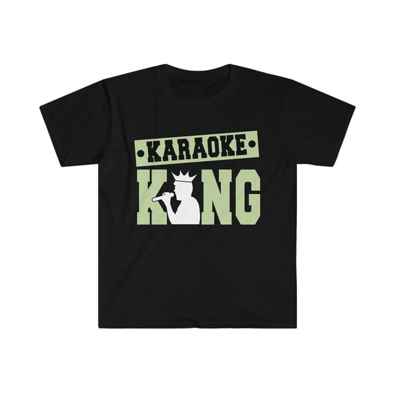 Karaoke King Unisex T-shirt S-3XL Karaoke Singing Singer Karaoker