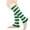 Green, variant on Dianli Leg Warmers for Women Winter Women's Striped Plush Fleece Sock Set Christmas Knitted Pile Socks Coffee Free Size