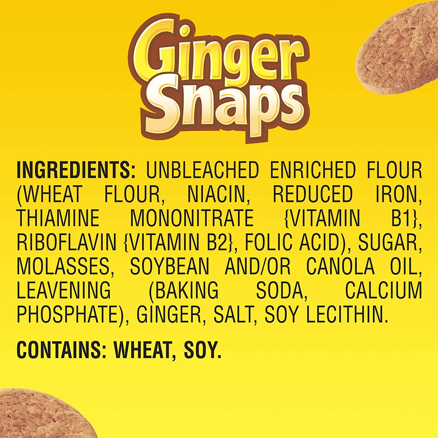 Nabisco Ginger Snaps Cookies 16 oz. Box (Pack of 4)