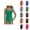 Green, variant on One Piece Swimsuit Women Square Neck Racerback Bathing Suits Modest Swimwear
