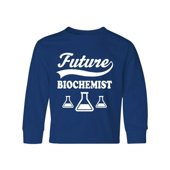 Inktastic Future Biochemist Scientist Chemist Long Sleeve Youth T-Shirt
