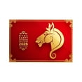 thumbnail image 1 of zhangmingg 2026 Année du Velours Tapis d'Entrée Non-Bienvenue pour Maison et Porte d'Entrée, 1 of 5