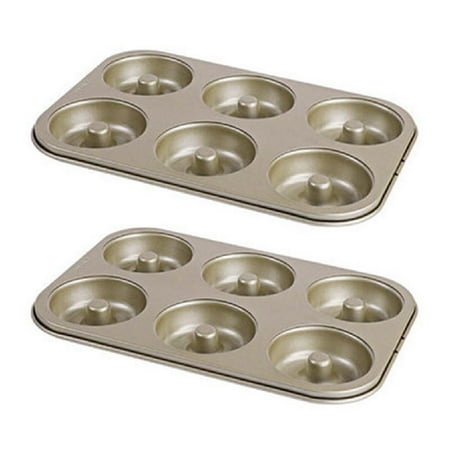 

DOYOUNG 6 Cavity Non-stick Donut Cake Mold Chocolate Biscuit Dessert Baking Pan Carbon Steel Doughnut Kitchen Bakeware Tools