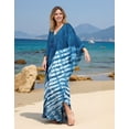 thumbnail image 2 of Sunforyou Moo moo for Women Plus size Kaftan Swimsuit Cover Up Sliky House Dresses Caftan Loungewear, 2 of 4