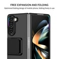 thumbnail image 3 of Stand Folding Mobile Phone Case Compatible with Samsung Galaxy Z Fold 7, Hard PC Material, Impact-Resistant and Drop-Resistant Shockproof Protective Phone Cover for Galaxy Fold 7 Cases, Black, 3 of 9