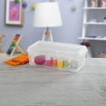 thumbnail image 6 of Sterilite Plastic FlipTop Latching Storage Box Container, Clear, 12 Pack, 6 of 8