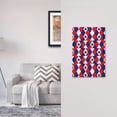thumbnail image 5 of DouZhe 1-Gang Blank Wallplate, Patriotic Red White Blue 3D Stars Decorative Wall Plates, 5 of 7