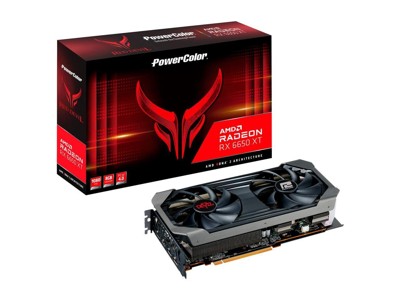PowerColor RED DEVIL Radeon RX 6650 XT 8GB GDDR6 PCI Express 4.0