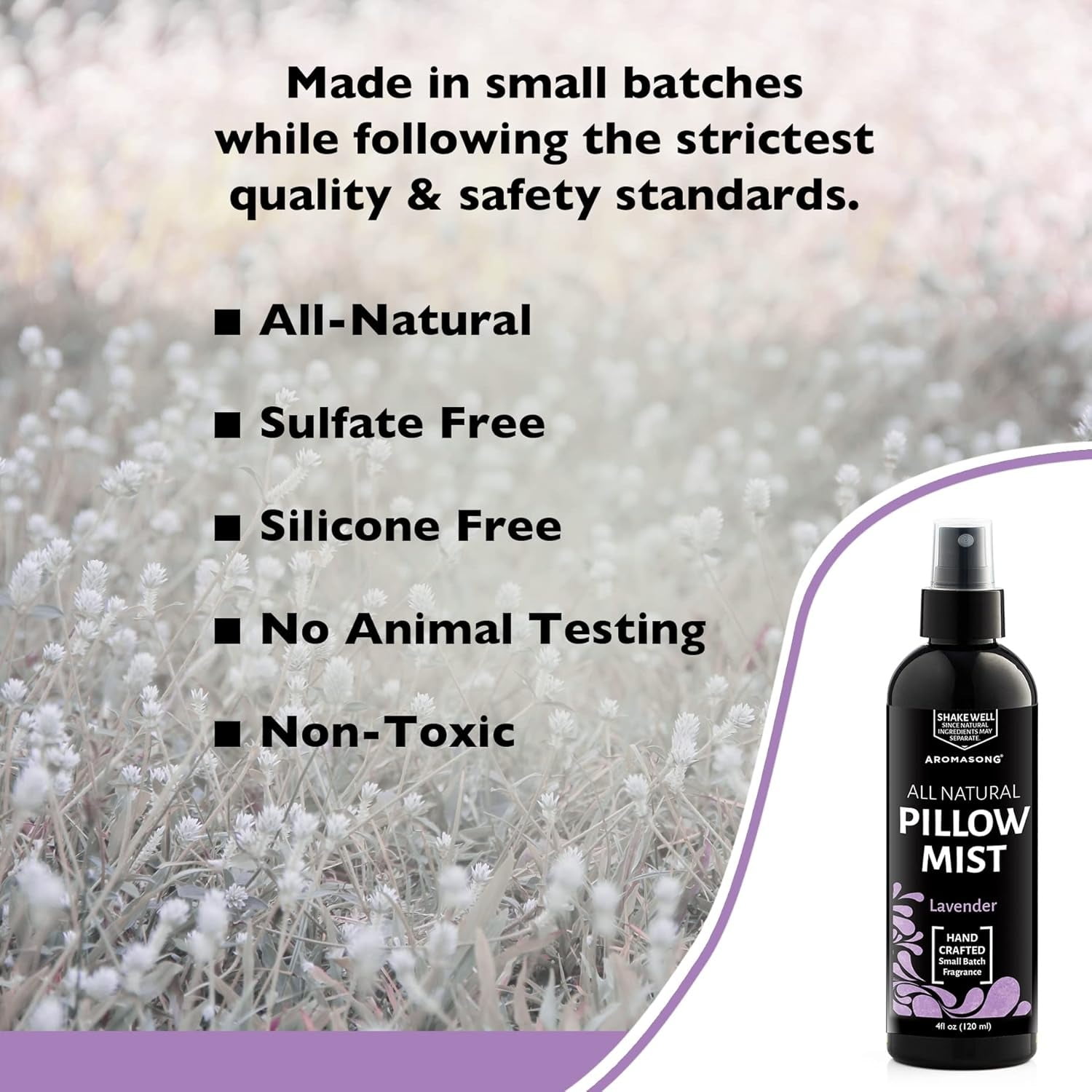 Aromasong All Natural Room & Linen Spray For Pillows And Sheets- Holiday Gift Pack Of Lavender, Green Tea, And Eucalyptus Included - Bed Spray Air Freshener Natural Essential Oil Spray For Sleeping