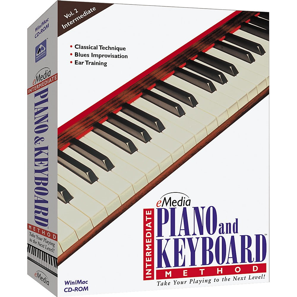 eMedia Intermediate Piano and Keyboard Method CDROM