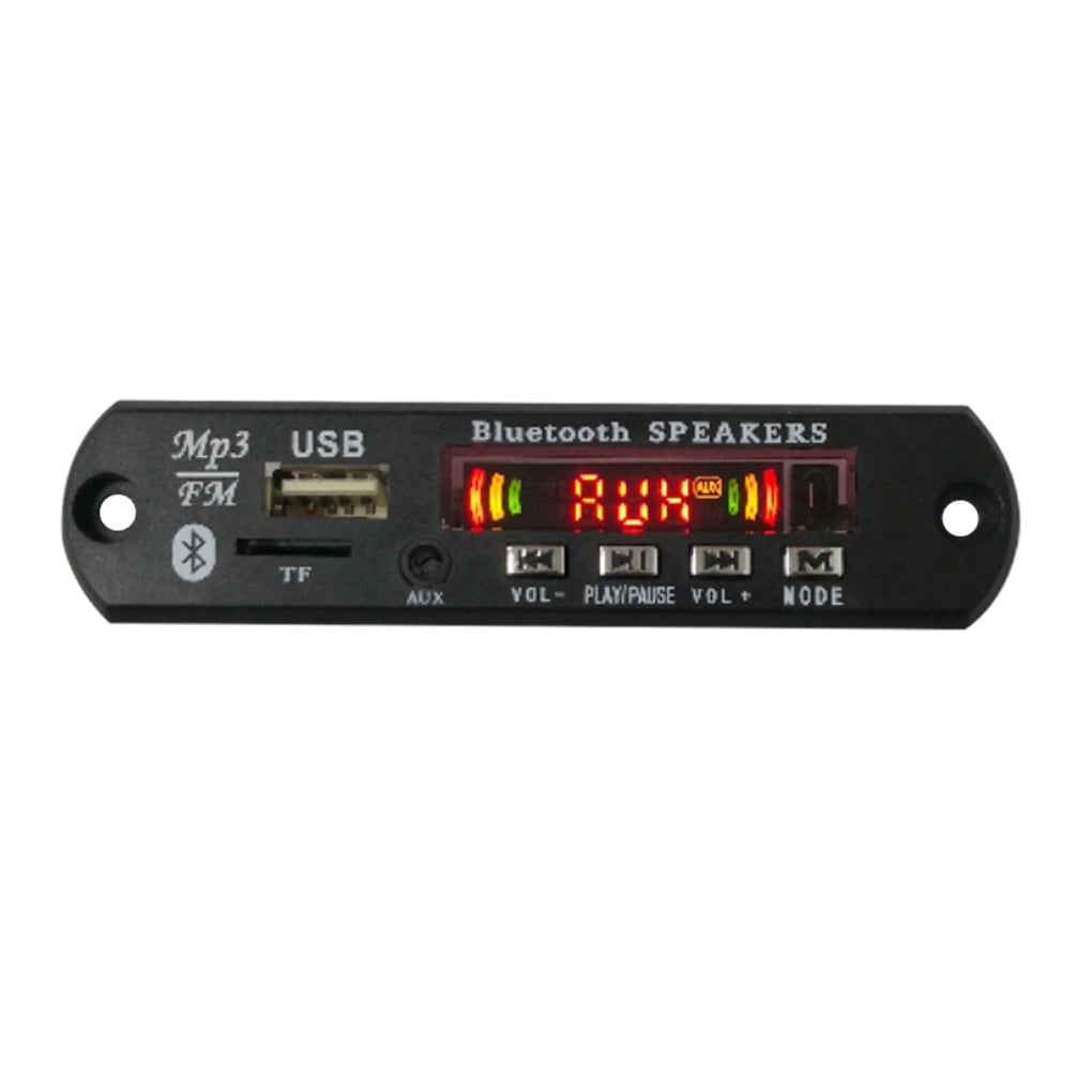 MP3 Decoder Board IR Remote USB/TF/ Reader Bluetooth/FM Car Audio Board Module