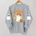 thumbnail image 2 of Kezqiaxn Halloween Women's Sweatshirt Fashion Long Sleeve Loose Casual Crew Neck Sweatshirts Fall Winter Clothes Gray XL, 2 of 6