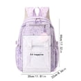 thumbnail image 2 of Resicozy Backpack for Teen Casual Cute Printed Backpack Book Bag Blue, 2 of 8