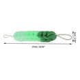 thumbnail image 2 of Unique Bargains 1 Pc Long Stretch Back Sponge Back Sponge for Shower 10.63"x2.36"x1.97" Green, 2 of 4