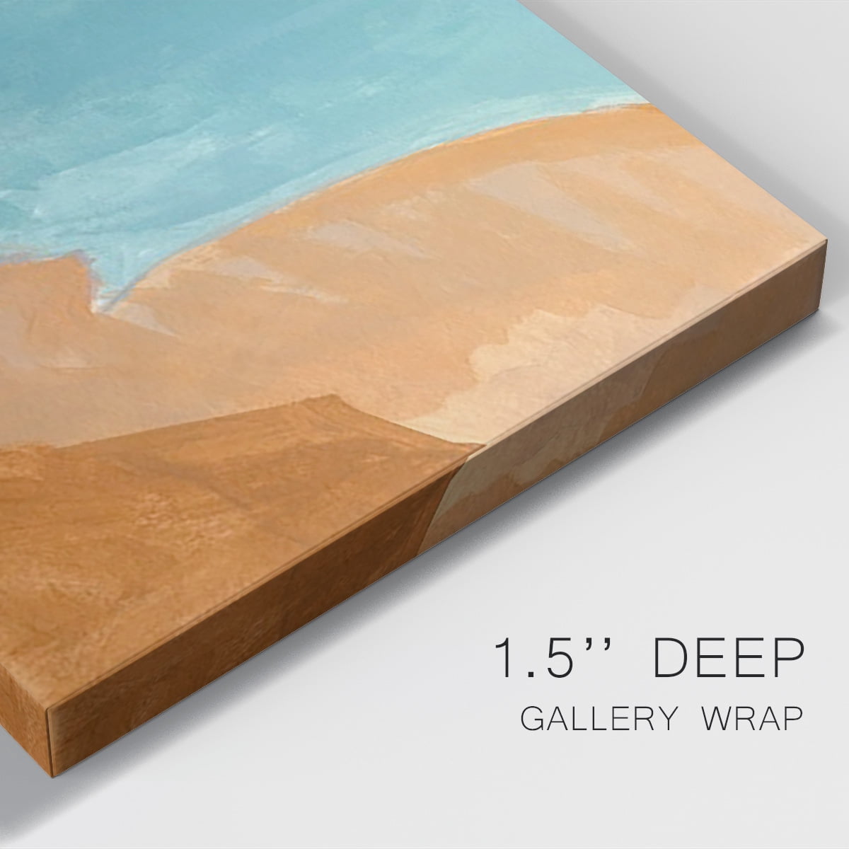 Out on the Sandbar II Premium Gallery Wrapped Canvas - Ready to Hang