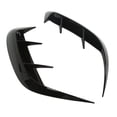 thumbnail image 4 of Rear Bumper Diffuser Spoiler, Colorfast Scratch Resistant Rear Bumper Lip Spoiler Sporty Appearance Piano Black  For Car, 4 of 8