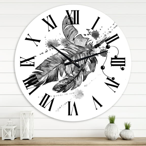 Designart 1 in Traditional Wall Clock