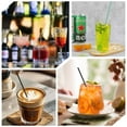 thumbnail image 6 of Trianu 3Pcs Silicone Stirrer Stick Spoon, 10in Reusable Coffee Cocktail Stirs Iced Tea Spoon Swizzle Stirrer Stick Multipurpose for Whiskey Beverage Formula Mixing Milk(Multicolor 1), 6 of 7