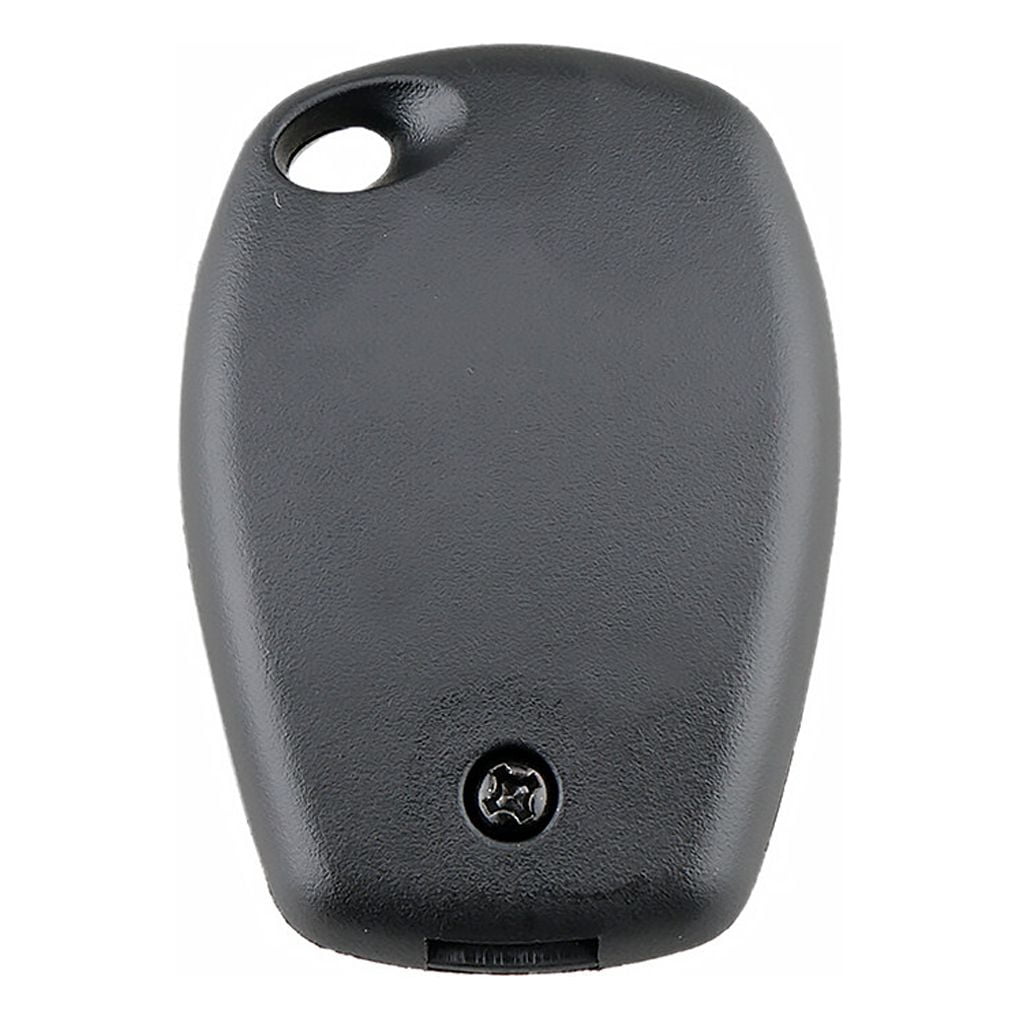 Coque De Clé Voiture Renault Clio/Kangoo - Remplacement En Plastique, 2 Boutons, Couleur Noire - 3