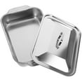 thumbnail image 3 of 1 Ensemble de Rôtissoire Portable Grillée en Acier Inoxydable Plateau Rectangulaire avec Couvercle, 3 of 9