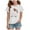 White, variant on Gubotare Toddler Girls Shirts Girls' Casual Short Sleeve T Shirts Kids' Loose Soft Tops (White,Size 9-10 Years)