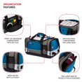 thumbnail image 3 of SwissGear Apex Travel Duffle Bags, Grey/Blue/White, 20-Inch, 3 of 5