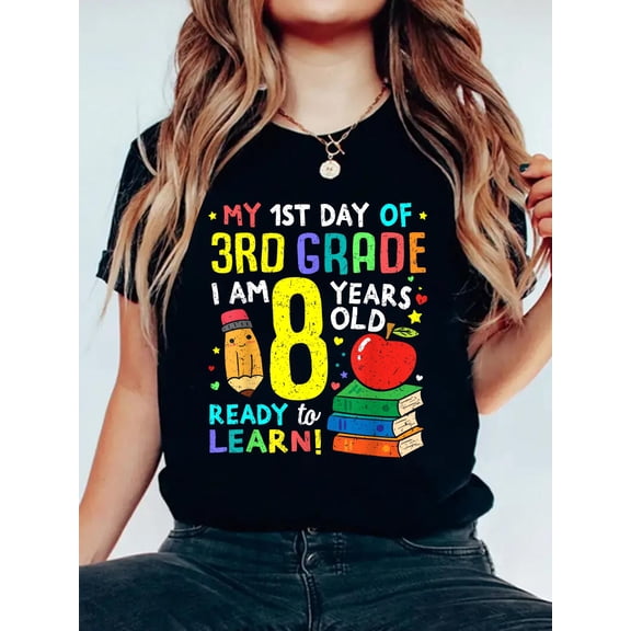 3rd Grade Back to First Day of School Boys Girl T-Shirt