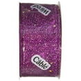 thumbnail image 3 of Offray Ribbon, Grape Purple 1 1/2 inch Wired Edge Metallic Ribbon, 9 feet, 3 of 9