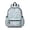 Multicolor Cat Head White Pattern, variant on Black Cat and Plant White Pattern Cute School Backpack with Padded Back and Adjustable Shoulder Straps 13.4"x11"x4.7"